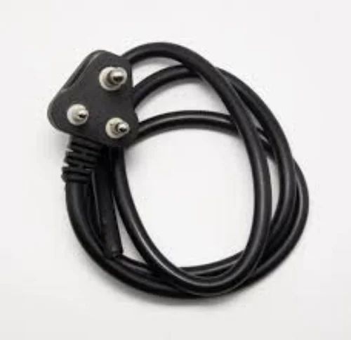 PVC White 3 Pin Main Lead Power Cord — Cable Length 1.5m | 3 Pin | 220V | 10 Amp | 6A
